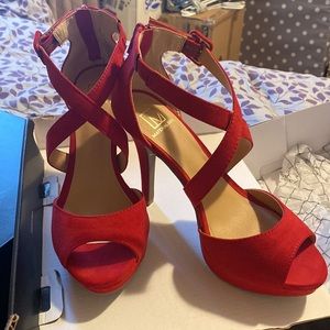 Material Girl Red Heels